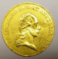 GOLD TOKEN 1804 - 1 1/4 DUCATS - FRANCIS II - HOUSE OF HABSBURG ...
