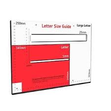 38 Meticulous Postal Letter Size Chart