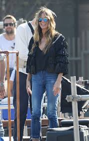 German top model heidi klum started her career at a young age, at the age of 18. Heidi Klum On The Set Of Germany S Next Top Model In Hollywood 02 02 2018 Hawtcelebs