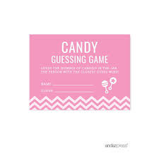 There are a few seconds between song clips in order to give people enough time to write down their answers. Baby Shower Games Name That Candy