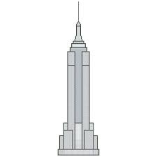 Pin By Debbie Nichols On Cross Stitching Empire State Building Drawing Empire State Building Chrysler Building Model