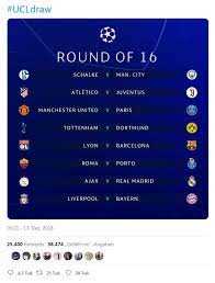 Browse 37 champions league auslosung stock photos and images available, or start a new search to explore more stock photos and images. Champions League Auslosung Achtelfinale Mit Bundesliga Gegen Premier League