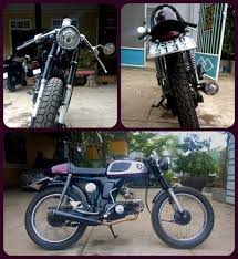 honda ss50 caferacer vietnam diy honda bikes honda cafe racer