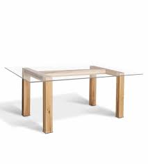Designtisch mit kunstvoller glasplatte design tisch tischdesign. Esstisch Treo Holz Und Glas Wohnhirsch