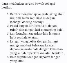 Maybe you would like to learn more about one of these? Cara Melakukan Servis Bawah Pada Permainan Bola Voli Dengan Singkat Brainly Co Id