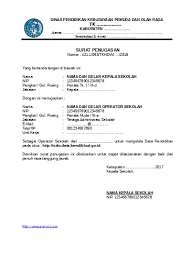 Ditulis vandi id 11/22/2017 32 komentar. Top Pdf Contoh Surat Tugas Ops Dapodik Sk Penugasan Operator Dapodik 123dok Com