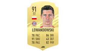 The card belongs to bayern munich's robert lewandowski. Wjydtngqeawfm