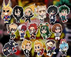 3840x2160 boku no hero academia chibis wallpaper background image. My Hero Academia Chibi Acrylic Charms Pillowcases Etsy