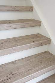 White Or Cream Risers For Your Stairs Upstairs Stair Renovation Stair Renovation Flooring For Stairs Staircase Remodel