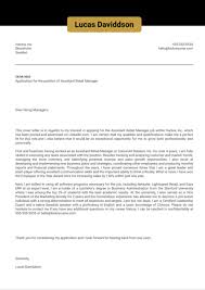 Maybe you would like to learn more about one of these? Assistant Retail Manager Cover Letter Template Kickresume