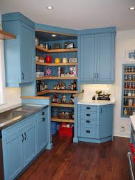 Blue metal kitchen cabinets new style. 75 Beautiful Kitchen With Blue Cabinets And Stainless Steel Countertops Pictures Ideas September 2021 Houzz