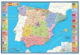 Lokalizacja hiszpanii na tle europy. Amazon Viquel 944453 Podkladka Mapa Hiszpania Ceneo Pl