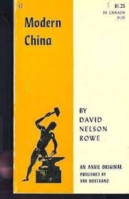 Modern China, a Brief History: Rowe, David Nelson: 9780442000424:  Amazon.com: Books