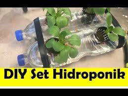Diy Set Hidroponik Guna Botol Air Terpakai Youtube