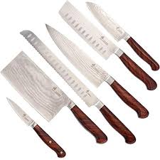 Vk9003 handmade damascus steel fillet knife blank blade chef kitchen home. Woodworking Project Kit Zhen Premium Damascus Kitchen Knife Blank Kits Set Of 6 Buy Online In Antigua And Barbuda At Antigua Desertcart Com Productid 4482482