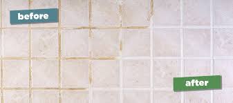Add white vinegar to a spray bottle and. Mildew Grout Tile Cleaning Green Gobbler
