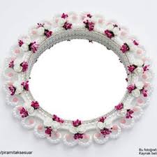 Incili 3lu Ayna Seti Modelleri Engagement Ring Platter Personalized Accessories Rangoli Designs