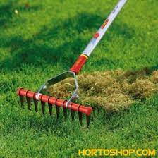 Used, wolf 380mm artificial lawn grass brush rake. Wolf Garten Ug M3 Scarifying Rake Rake 30cm