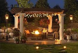 Fire Pit Under Pergola Pergola Backyard Dream Backyard