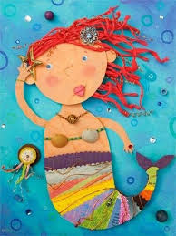 Mermaid Collage Mermaid Art Mermaid Crafts Art Wall Kids
