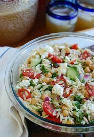 Summer Orzo Pasta Salad Recipe Summer Salad Recipes Summer Pasta Salad Summer Salads