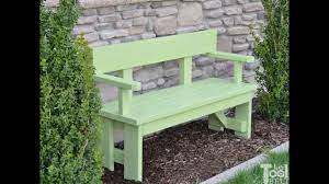 Yet with angstrom routine of imaging and basic diy skills anyone could adjust these 1. Diy Outdoor Wood Bench With Back And Arm Rests Youtube