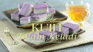 Emak pernah guna resepi ini time jual kuih talam keladi kat kedai dulu. Resipi Raya Kuih Talam Keladi Yam Layered Kuih Youtube