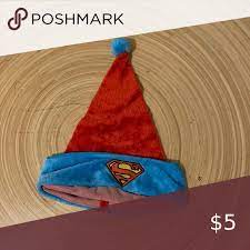 Superman Santa Hat Santa Hat Flag Accessories Superman