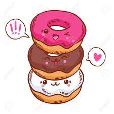 Despite all its simplicity, the donut drawing will be quite realistic, so there will be fairly realistic shadows on it. Kawaii Cute Donut Drawing Novocom Top