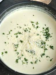 Make a classic alfredo sauce that includes cream cheese, butter, cream, and parmesan. Cream Cheese Alfredo Sauce Together As Family
