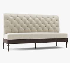 Create flexible work spaces in the office or modular booth seating to take venues from day to night. Hayworth Upholstered Modular Banquette Pottery Barn