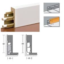 200 M Fussleiste Weiss Ska Nt 2060 80 St Elektroinstallation Kabelkanal Leiste Elektroinstallation Sockelleisten Fussleisten