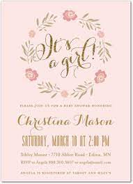 Rose Wreath Soft Pink Baby Shower Invitations Baby Shower Invitations Pink Baby Shower Invitations Pink Baby Shower