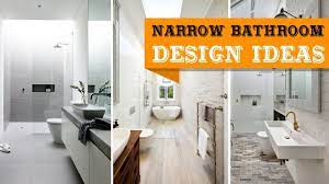 Though the area here is less, with proper layout ideas, you can utilize it efficiently. 35 Long Narrow Bathroom Design Ideas Youtube