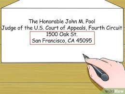 John doe the honorable and mrs. 3 Ways To Address A Letter To A Judge Wikihow
