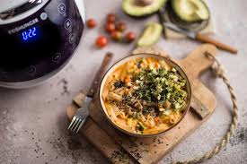 Reisnudeln In Cremiger Tomatensosse Aus Dem Digitalen Reiskocher Reisnudelgericht Mit Leichtem Rezept Jetzt Nachkoche Reis Kochen Rezepte Lebensmittel Essen