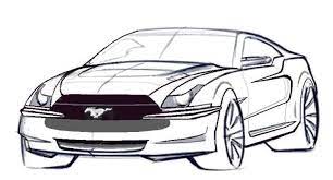 Red, yellow and blue looks awesome on the car. New Mustang Coloring Pages Car Printable Coloring Pages Cars Coloring Pages New Mustang Sports Car
