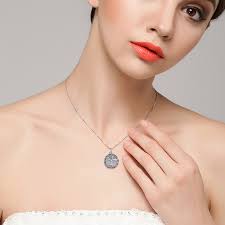 Urnenkette aus Sterlingsilber mit Mondstein und Lebensbaum für die Asche