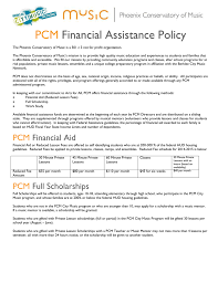 2015 Pcm Financial Assistance Policy Application