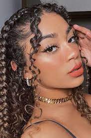 Gold Chunky Chain Choker Realness On Jasmeannnn Hair Styles Curly Hair Styles Aesthetic Hair