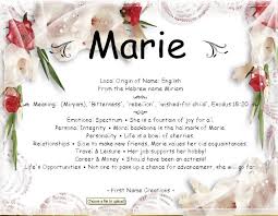 Marie Name Meaning Names With Meaning Marie Name Meaning Meaning Of Your Name