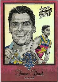2015 Select Honours 2 Brownlow Sketch (BSK93) Simon Black Brisbane