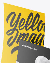 Download Two Textured A4 Papers Mockup In Stationery Mockups On Yellow Images Object Mockups PSD Mockup Templates