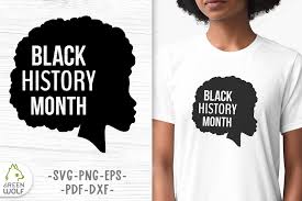 Download Black History Month Svg Afro Svg Black Woman Silhouette Svg File By Green Wolf Art Thehungryjpeg Com
