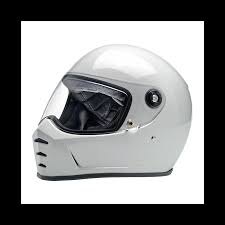 Biltwell Helmet Lane Splitter Gloss White Ece