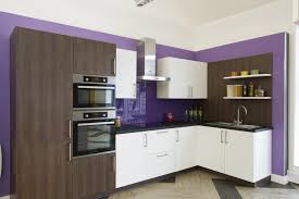 The blue color on the kitchen cabinets: Ex Display Kitchen Kuhlmann German White And Havanna Midlands Used Kitchen Exchange