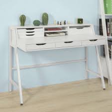 Weiße schreibtische sind bei kindern und jugendlichen sehr beliebt. Sobuy Schreibtisch Schminktisch Computertisch Kinderschreibtisch Weiss Fwt45 W Sobuy Shop