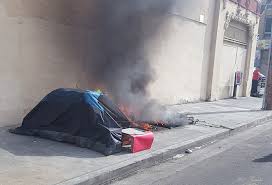 Skidrow, celebrating 10 years of cracking, released devil in the capital. Tent Fires Spike On Skid Row News Ladowntownnews Com
