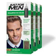 If your hair has the strength to grow long, then hats off to you! Amazon Com Just For Men Shampoo In Color Formerly Original Formula Gray Hair Coloring For Men Ash Brown H 20 Pack Of 3 Packaging May Vary Beauty
