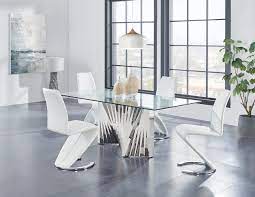 G2056 White Table D2056 9002 Global Furniture Usa Dining Room Sets Contemporary Dining Table Global Furniture Furniture